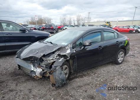 2013 Honda Civic Lx z USA, uszkodzony, nr VIN 2HGFB2F59DH588308